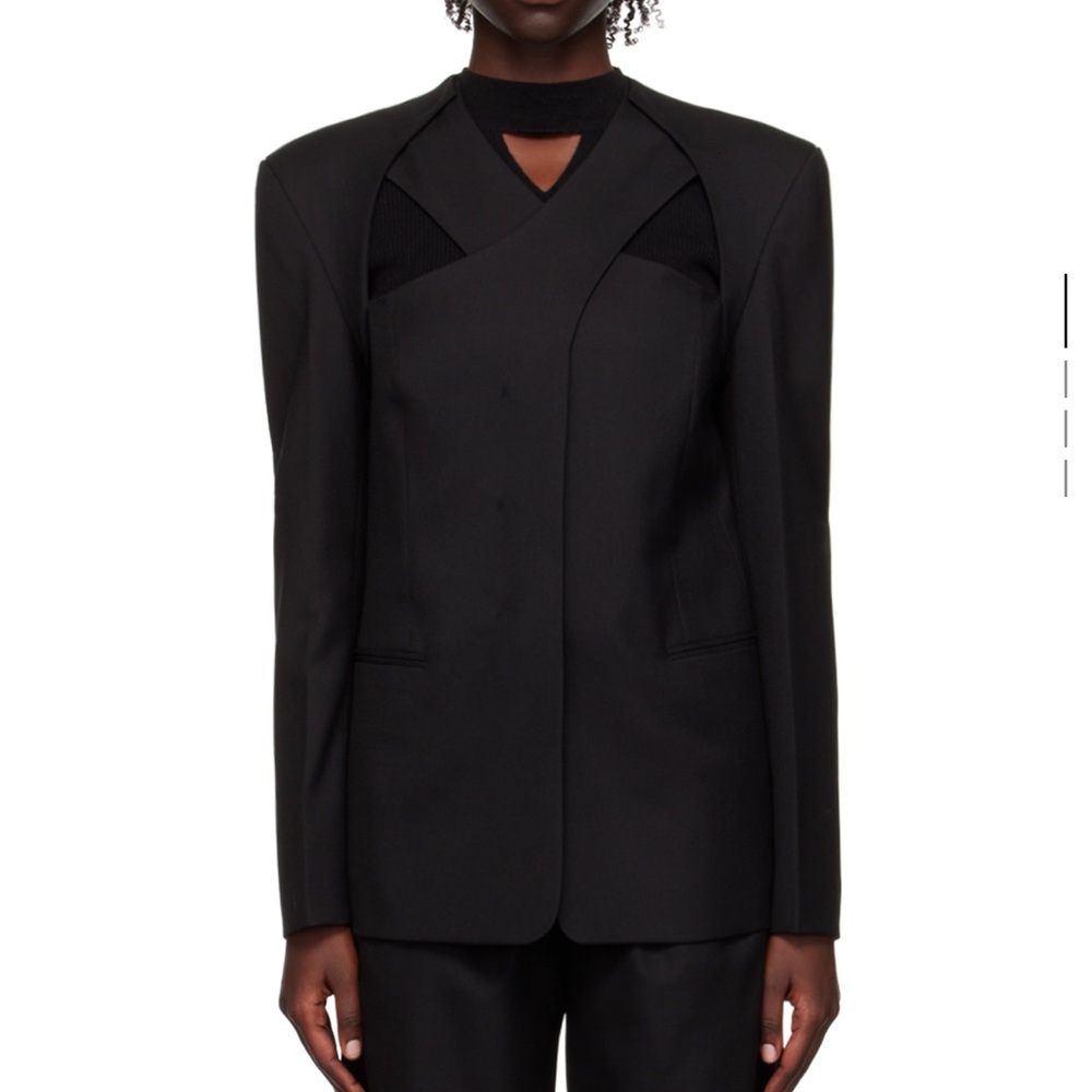 JKOO Black Cutout Blazer